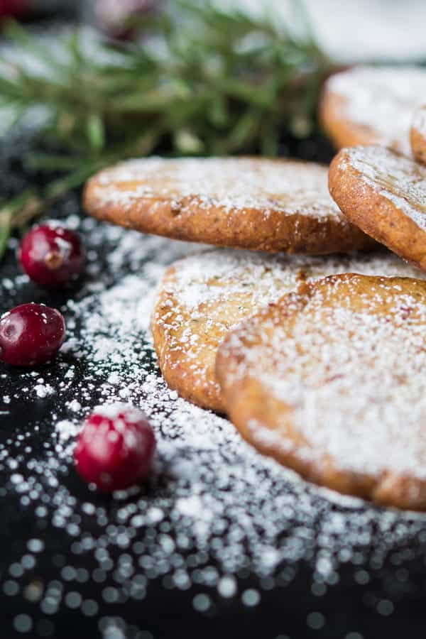 Cranberry Parmesan Shortbread Cookies | The Mediterranean Dish