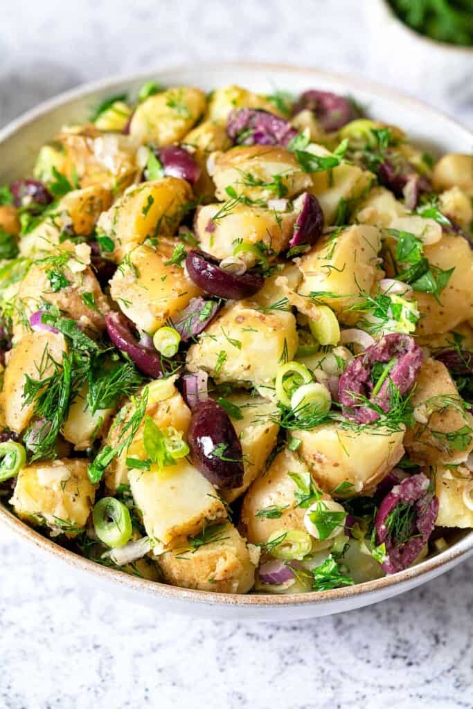 Greek Potato Salad The Mediterranean Dish