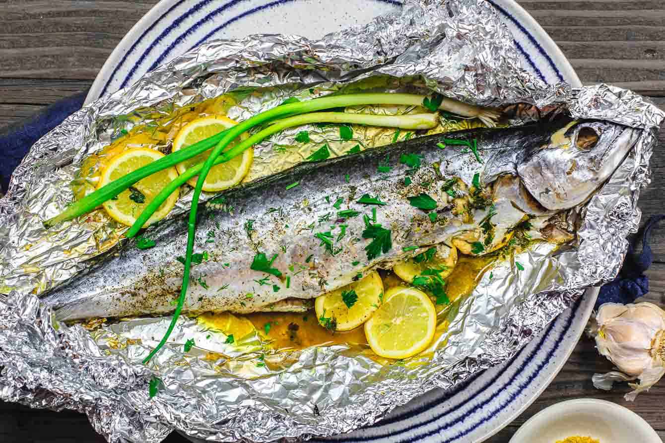 Oven Roasted Spanish Mackerel Recipe The Mediterranean Dish