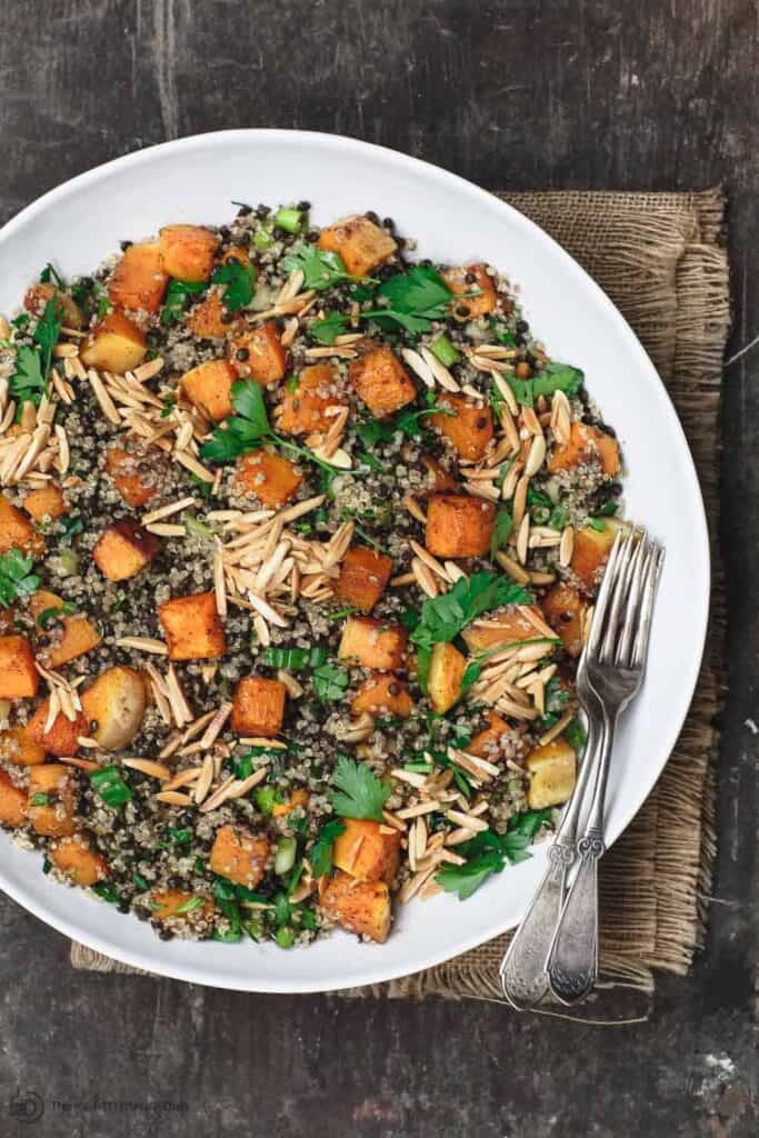 Easy Butternut Squash Recipe with Lentils and Quinoa | The ...