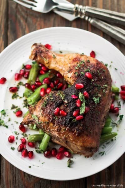 Pomegranate Chicken Thigh Recipe | The Mediterranean Dish