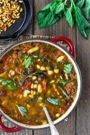 Mediterranean Bean Soup (Easy & Bright) | The Mediterranean Dish