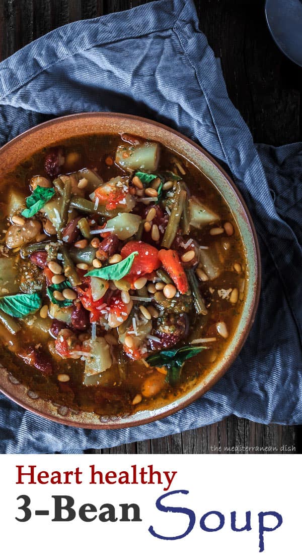Three Bean Soup Recipe | The Mediterranean Dish