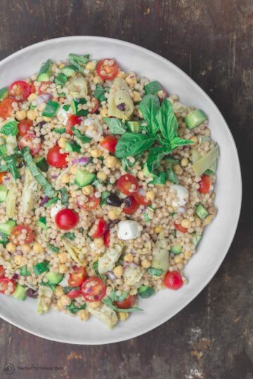 BEST Mediterranan Couscous Salad Recipe | The Mediterranean Dish