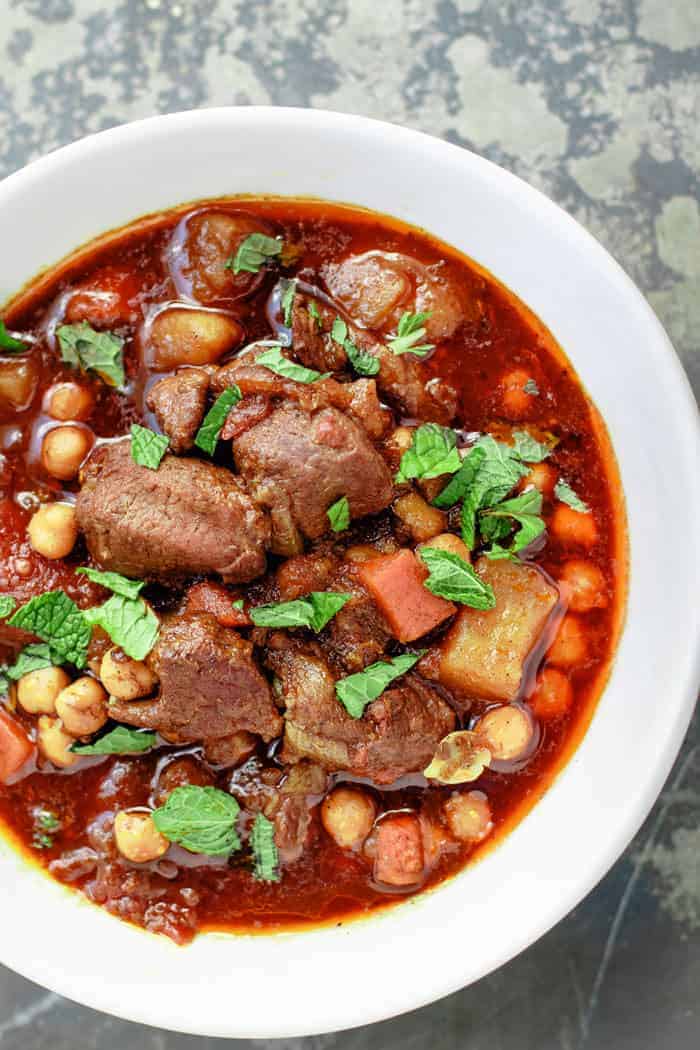 Easy Moroccan Lamb Stew Recipe (Video) | The Mediterranean Dish