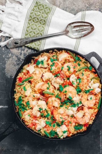 Easy Seafood Paella Recipe (Full Tutorial) | The Mediterranean Dish