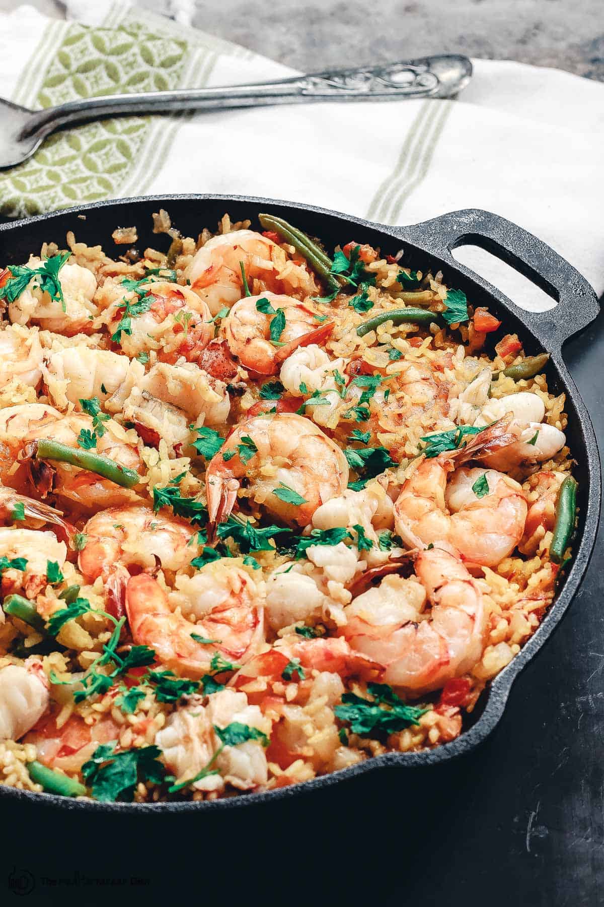Easy Seafood Paella Recipe (Full Tutorial) | The Mediterranean Dish