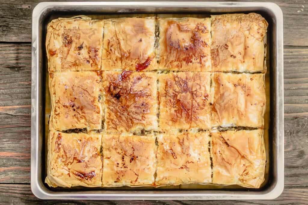 Crispy Phyllo Meat Pie (Egyptian Goulash) | The Mediterranean Dish