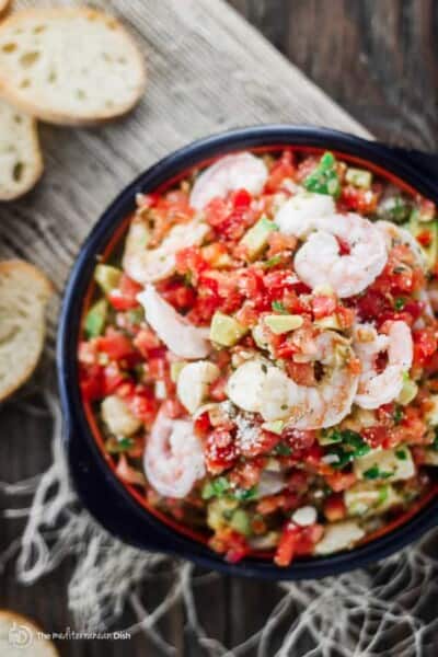 Shrimp Bruschetta Recipe The Mediterranean Dish