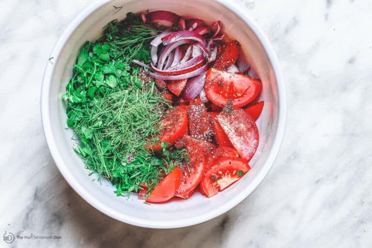 Tomato Feta Salad | The Mediterranean Dish