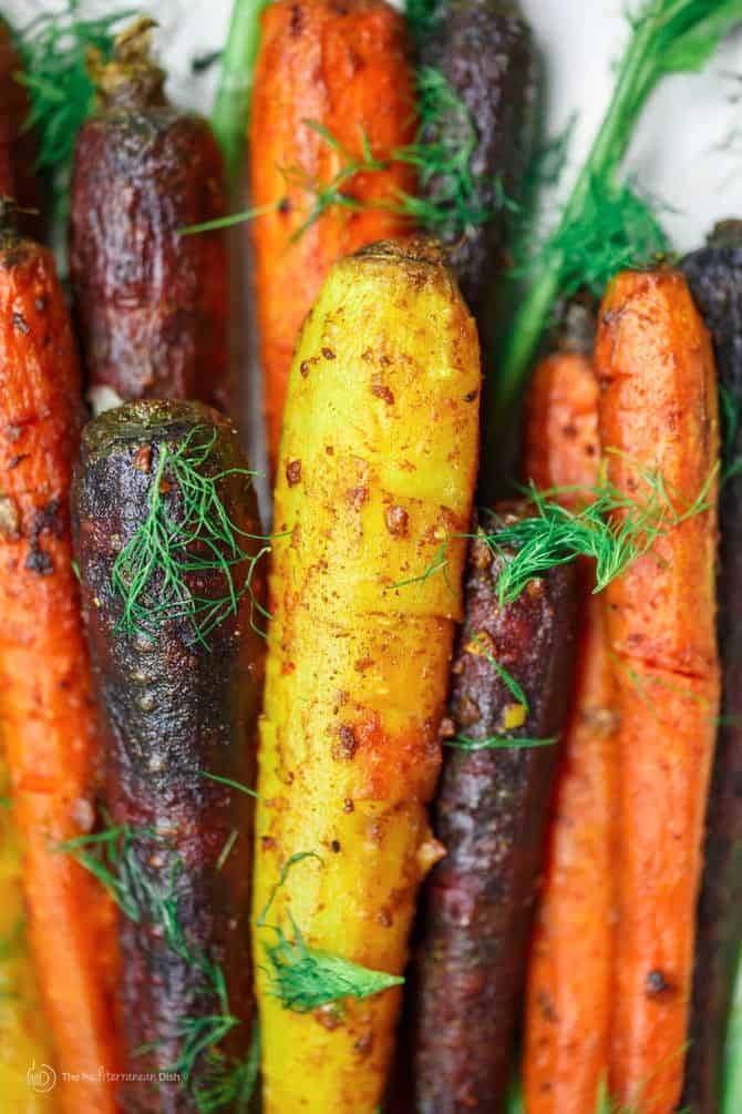 Roasted Carrots Recipe with Turmeric  The Mediterranean Dish