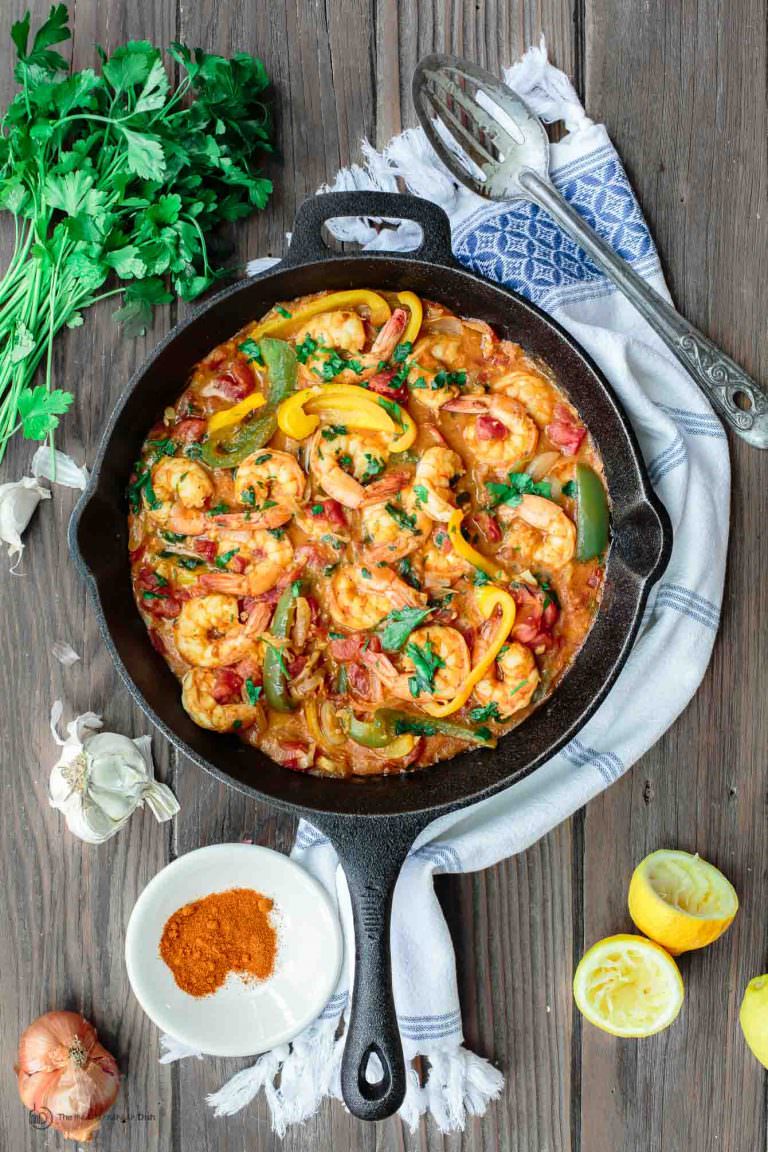 Easy Shrimp Recipe The Mediterranean Dish 1 768x1152 