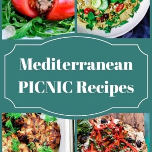 25 Mediterranean Picnic Recipes | The Mediterranean Dish. Amazing picnic recipes with a Mediterranean twist! Flavor packed salads; no-mayo zesty tuna; chickpea salads; pasta salads; Greek macaroni and cheese; kabobs; Greek chicken wings; and even desserts like brownies and lemon cake! See them all on TheMediterraneanDish.com