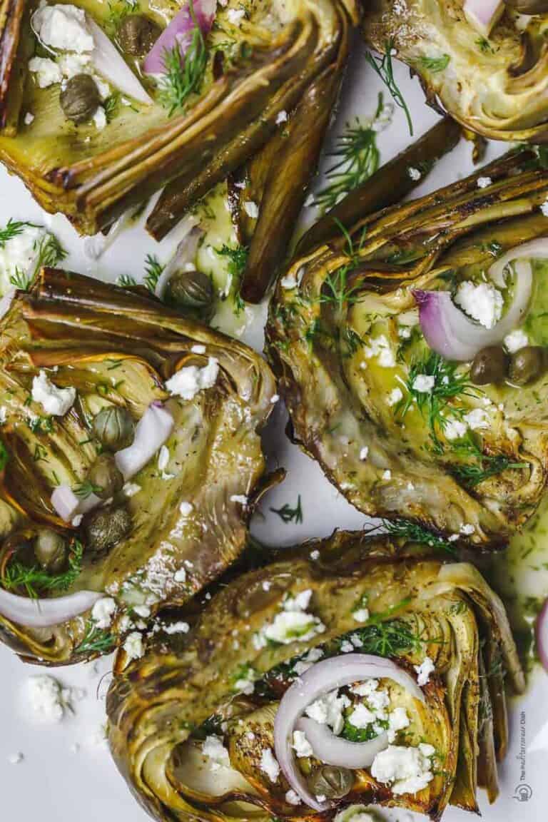 Easy Roasted Artichoke Recipe Mediterranean Style The Mediterranean