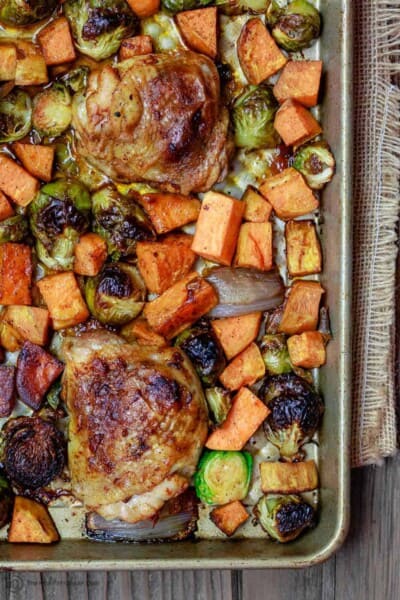 Sheet Pan Paprika Chicken and Vegetables | The Mediterranean Dish