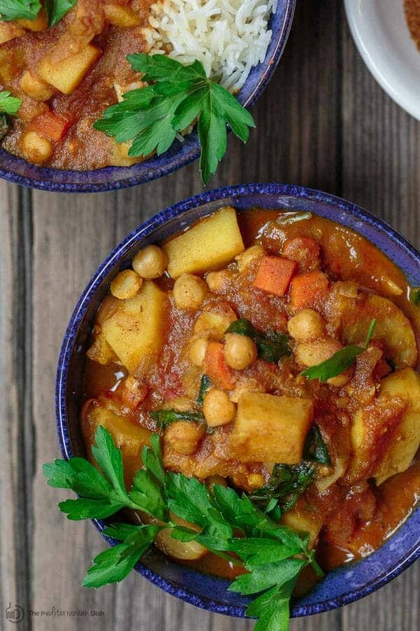 Easy Moroccan Vegetable Tagine Recipe | The Mediterranean Dish