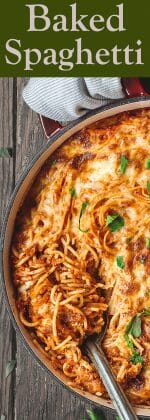 Baked Spaghetti Recipe with Homemade Spaghetti Sauce | The ...