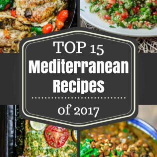 Top 15 Mediterranean Recipes of 2017 | The Mediterranean Dish. If you're looking for amazing Mediterranean recipes and Mediterranean diet foods, this list of 15 recipes is a great place to start. Fool-proof recipes that have been tried by millions of people! From tabouli, to falafel, easy Italian chicken, Greek chicken and fish recipes, lamb and more! There is something for everyone. See them all on TheMediterraneanDish.com