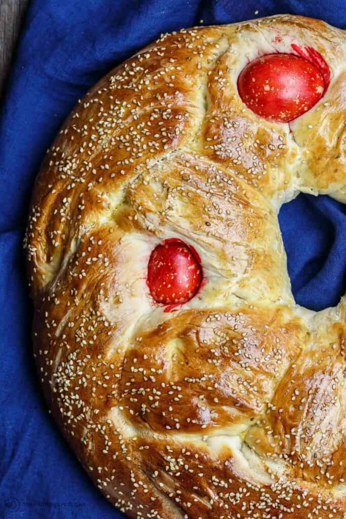 Easy Greek Easter Bread Recipe (video) | The Mediterranean Dish