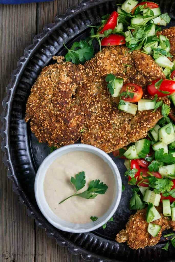 Za'atar Breaded Chicken Recipe | The Mediterranean Dish