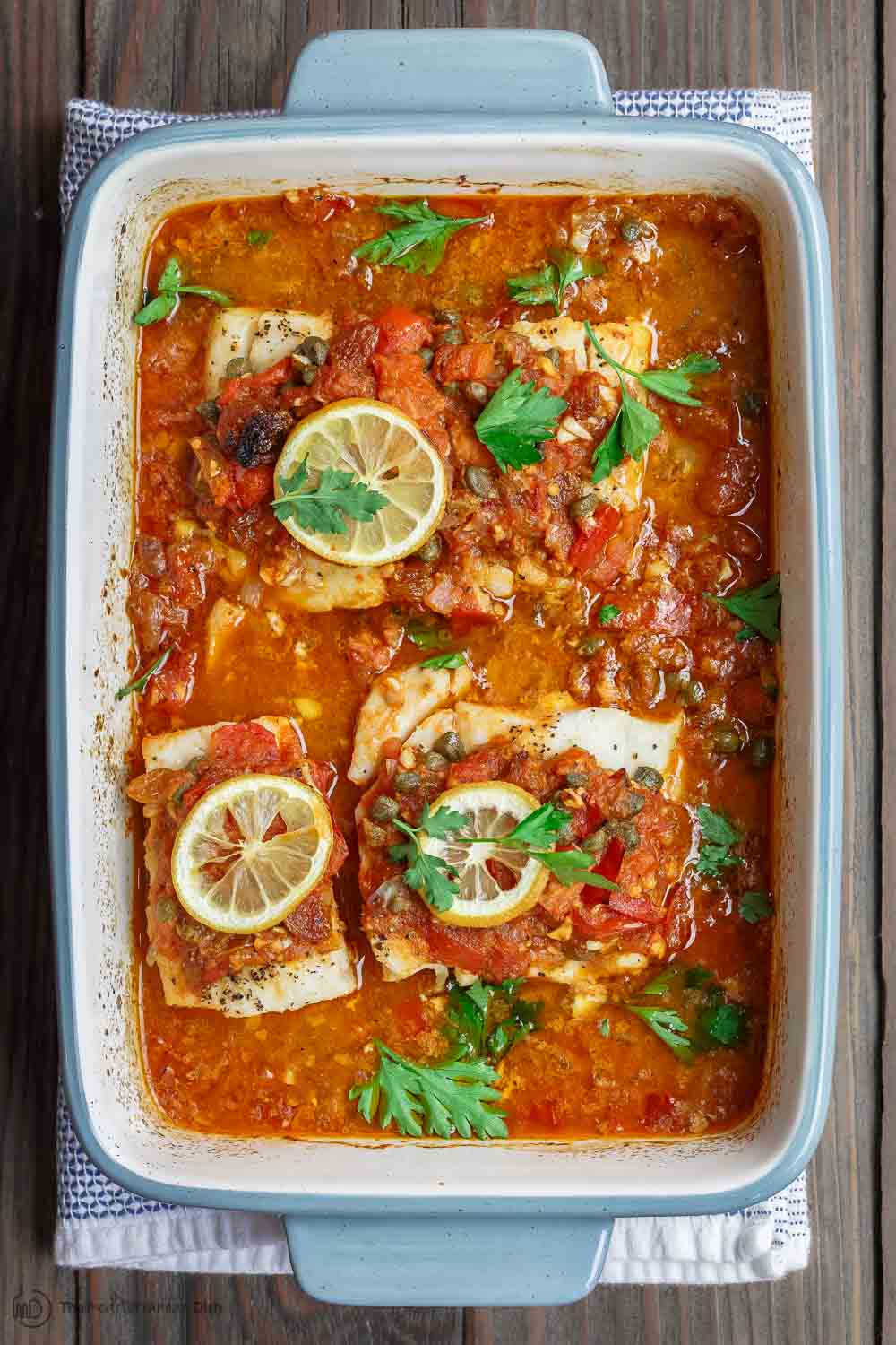 Mediterranean Fish Traybake Recipe