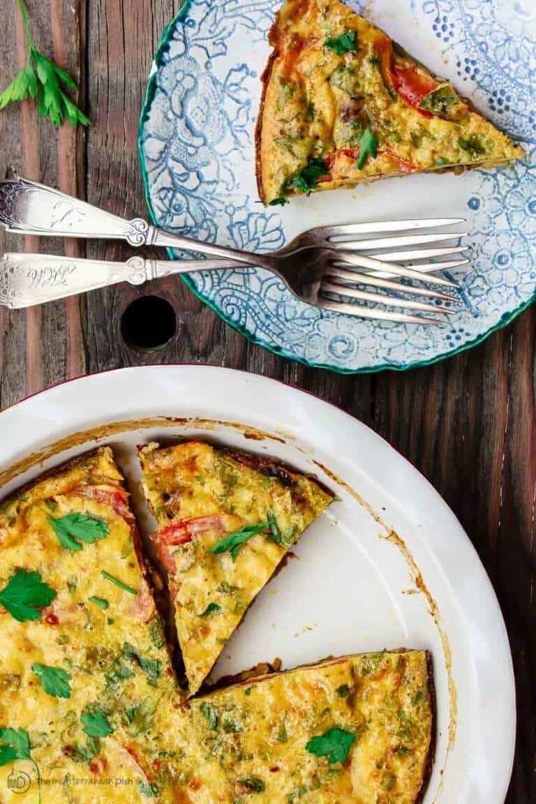 Crustless Zucchini Quiche Recipe | The Mediterranean Dish