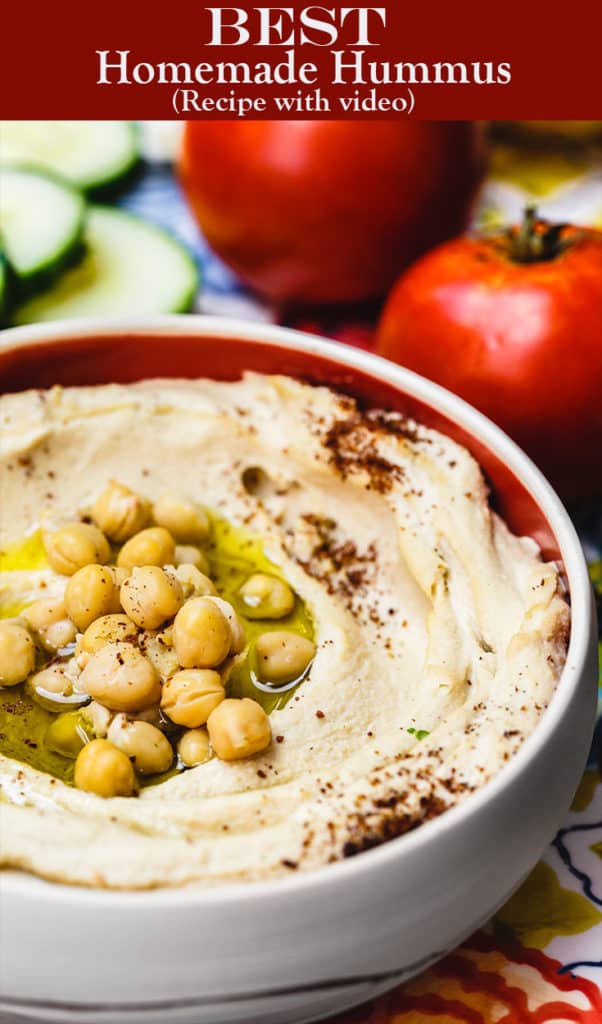 How to Make Hummus Recipe (video) | The Mediterranean Dish