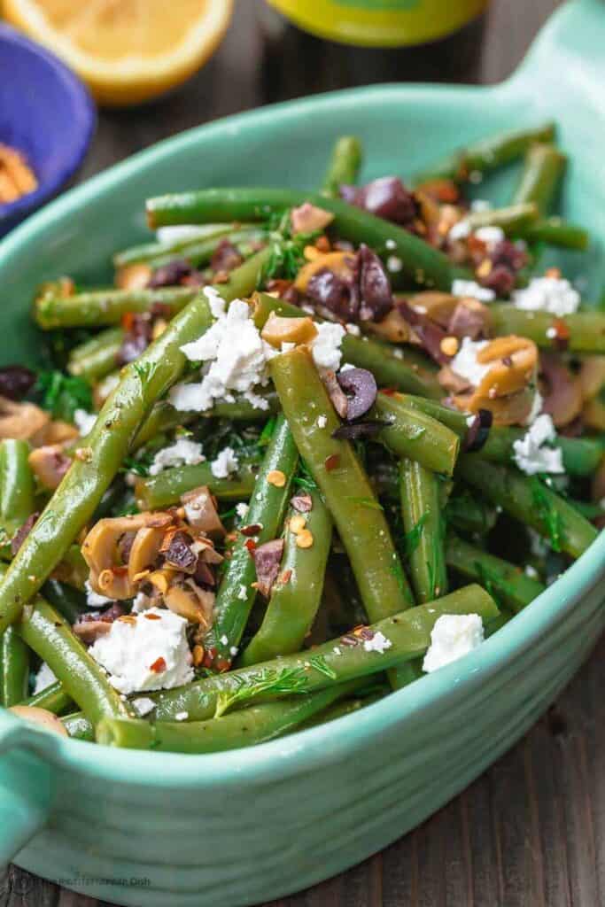 Greek Green Bean Salad Recipe | The Mediterranean Dish