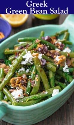 Greek Green Bean Salad Recipe | The Mediterranean Dish