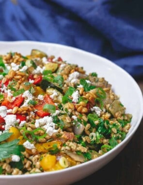 Roasted vegetable barley