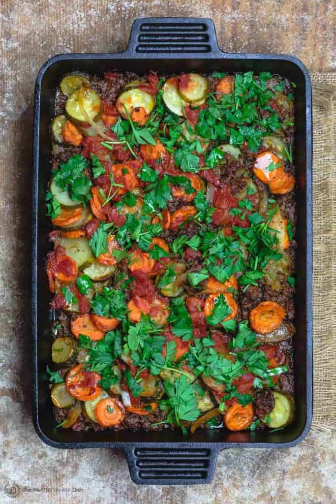 Mediterranean-Style Baked Zucchini Casserole | The Mediterranean Dish