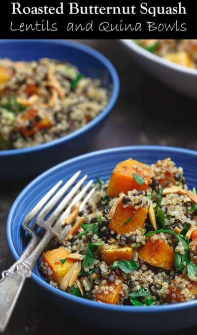Easy Butternut Squash Recipe with Lentils and Quinoa | The ...