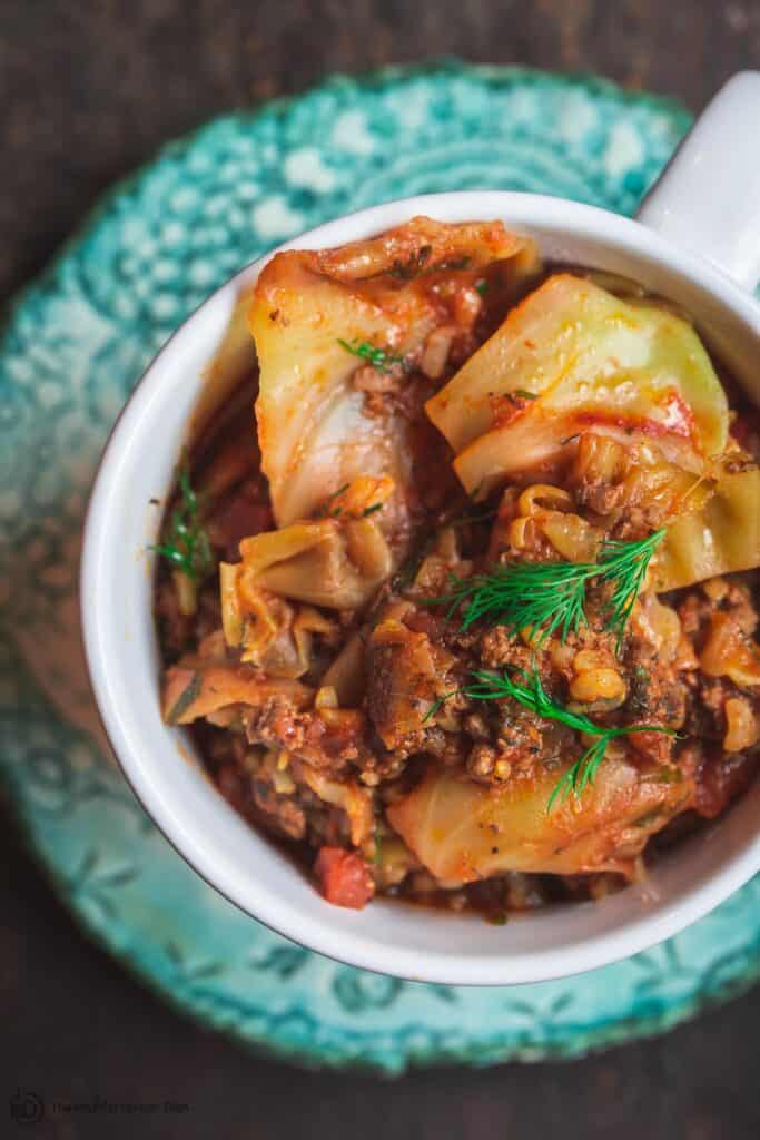 Easy Unstuffed Cabbage Rolls Stovetop Slow Cooker 3741