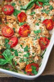 Juiciest Baked Chicken Breast, Italian-Style | The Mediterranean Dish