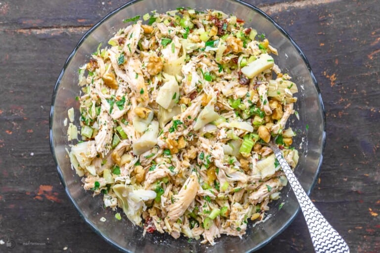 Healthy Chicken Salad Recipe The Mediterranean Dish 3029