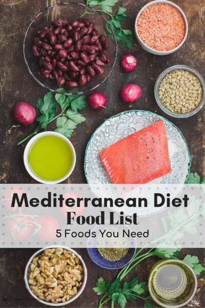 Mediterranean Diet Food List: 5 Foods You Need - The Mediterranean Dish