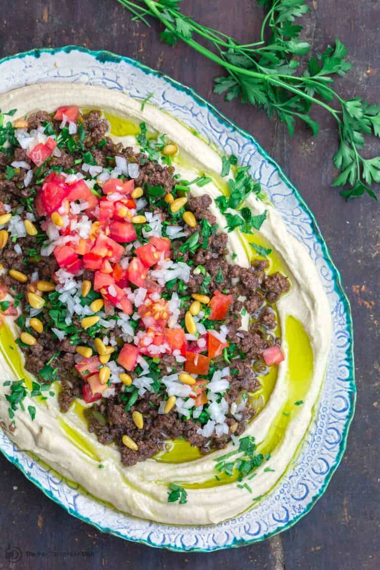 Easy Layered Hummus Dip The Mediterranean Dish 5396