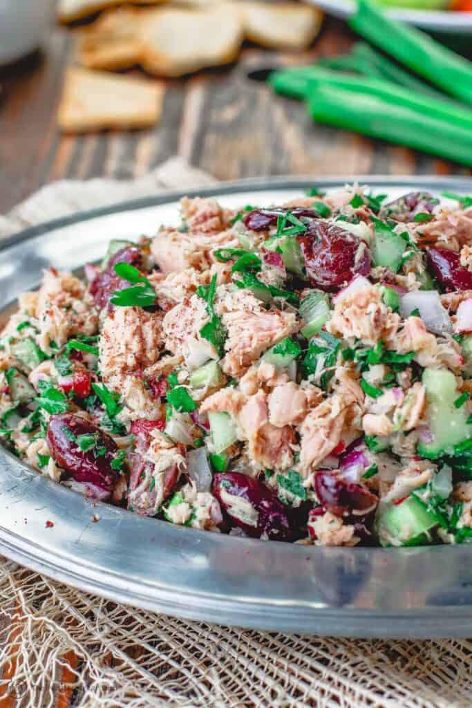 10 Min Mediterranean Tuna Salad Bold Healthy The Mediterranean Dish