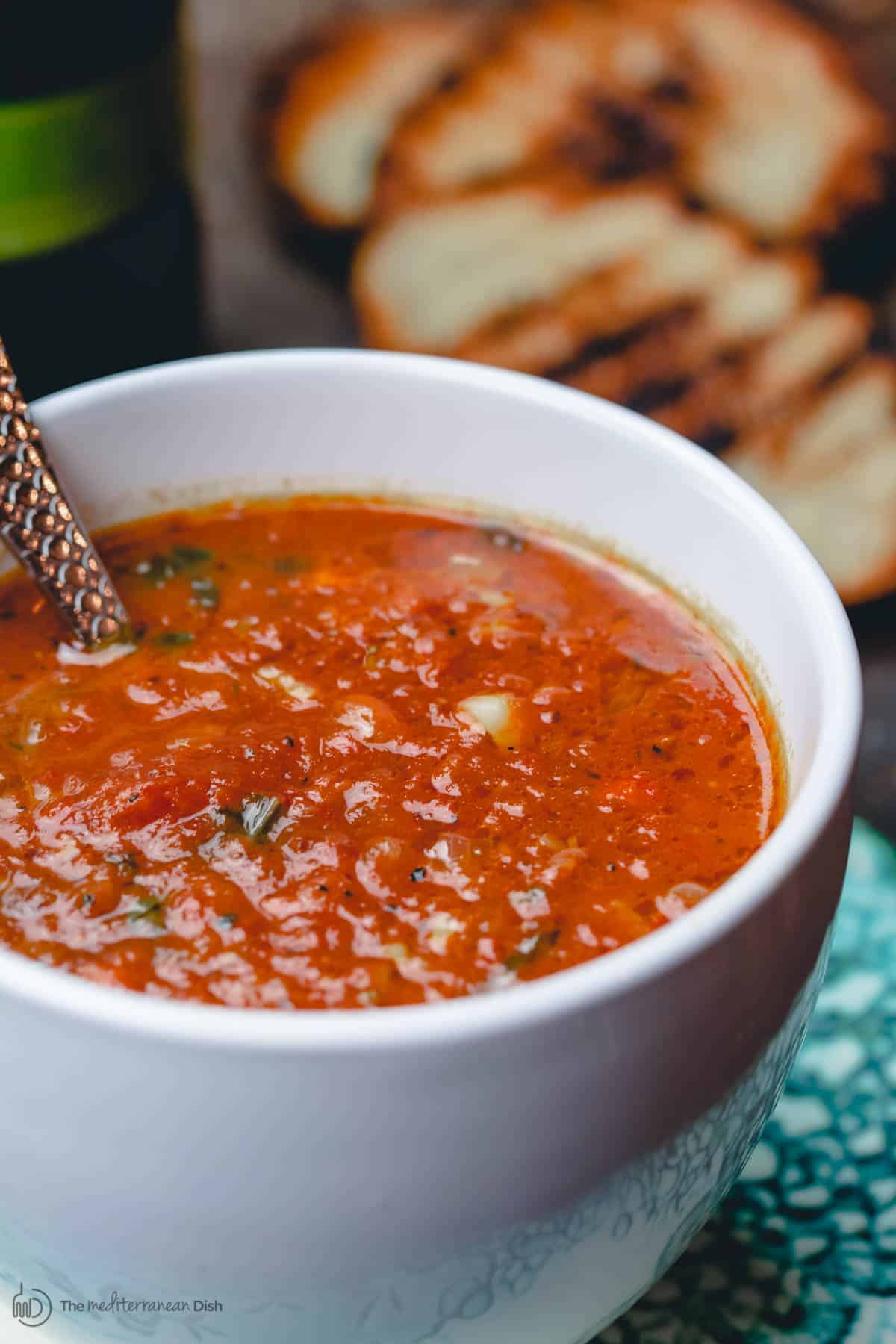 Vegan Tomato Basil Soup Easy Tomato Soup Recipe The Mediterranean Dish