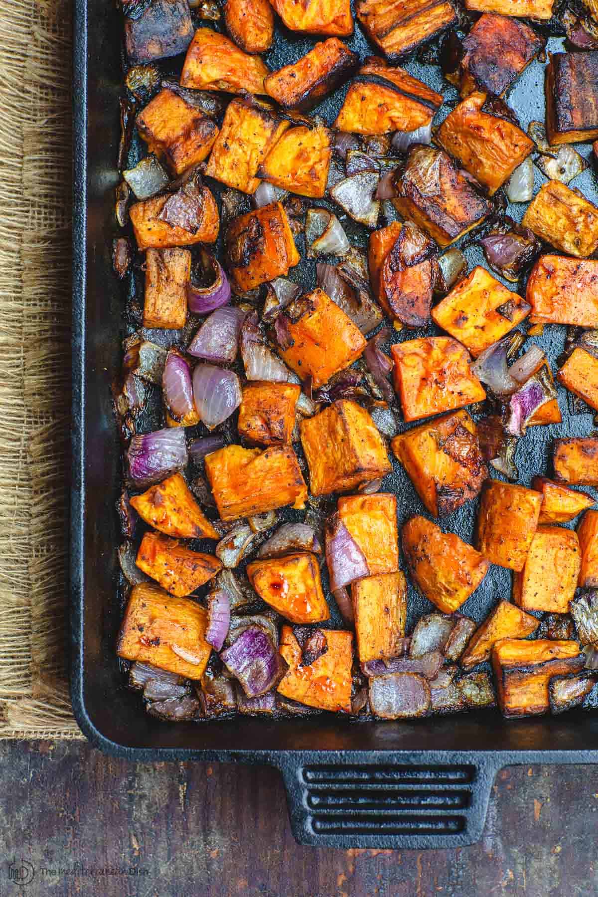 Roasted Sweet Potatoes Recipe Easy Delicous The Mediterranean Dish