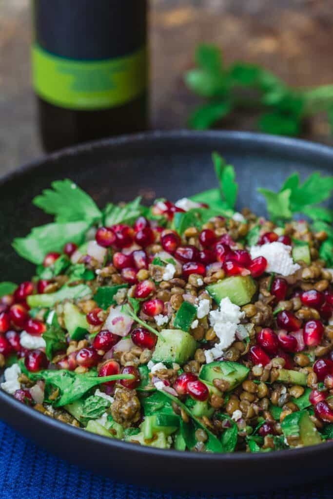 Mediterranean Lentil Salad (Healthy & Bright) | The Mediterranean Dish