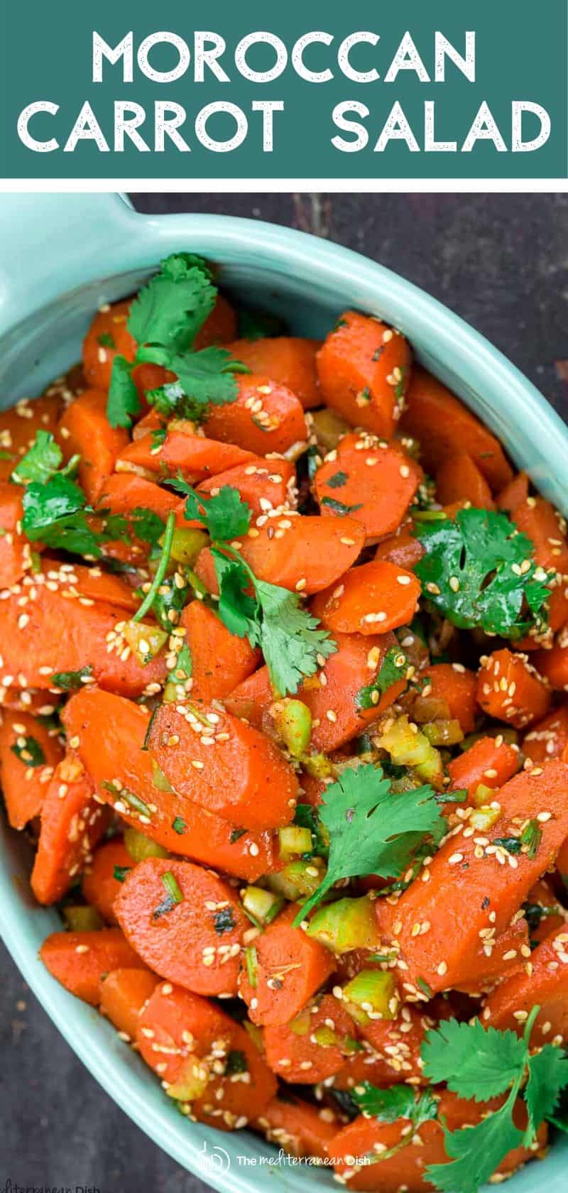 Moroccan Carrot Salad | The Mediterranean Dish