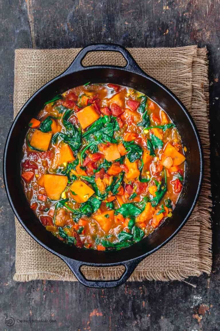 Simple Vegetarian Sweet Potato Stew The Mediterranean Dish   Sweet Potato Stew Recipe 5 768x1152 