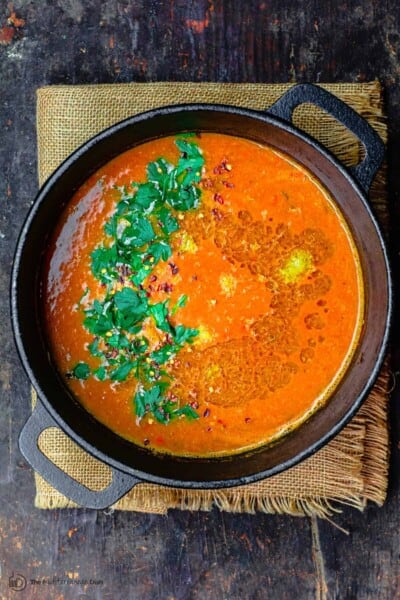 Easy Greek Red Lentil Soup - The Mediterranean Dish
