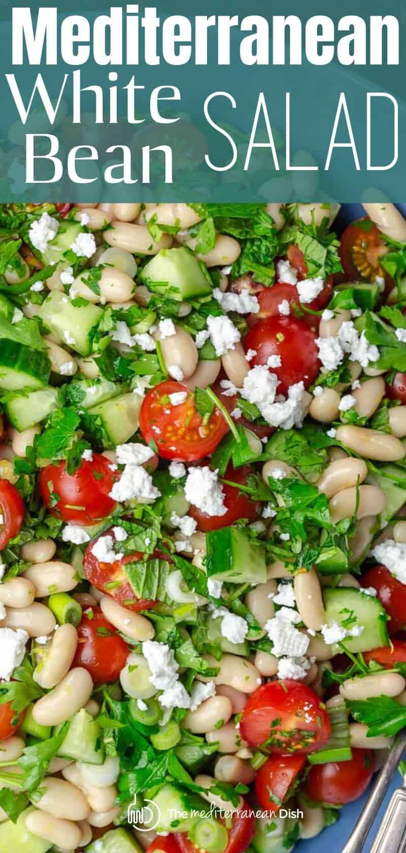 Easy White Bean Salad Recipe | The Mediterranean Dish