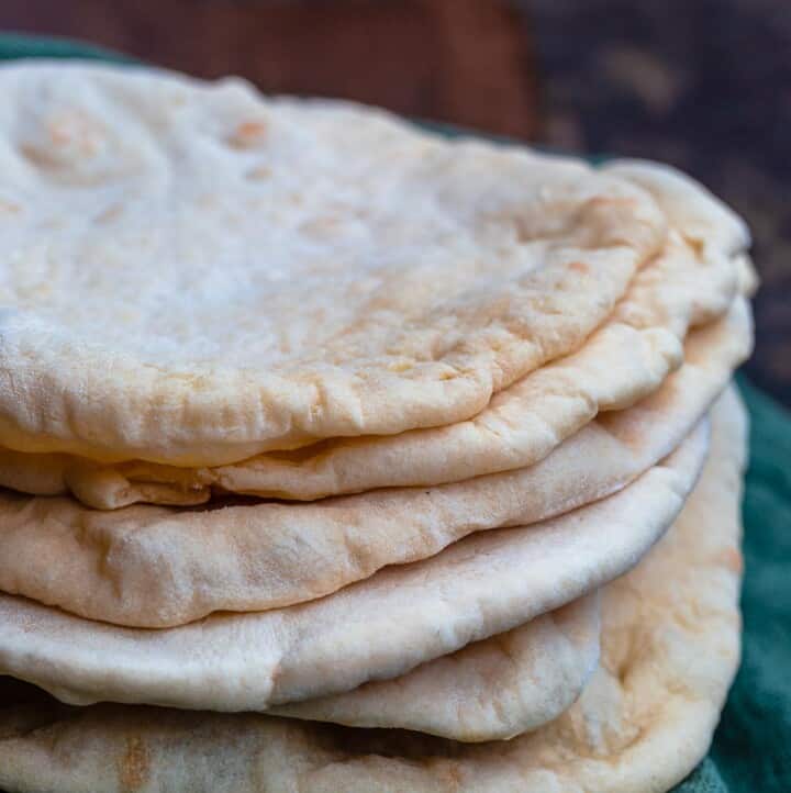 Easy Pita Bread Recipe (How to Make Pita Bread)| The Mediterranean Dish