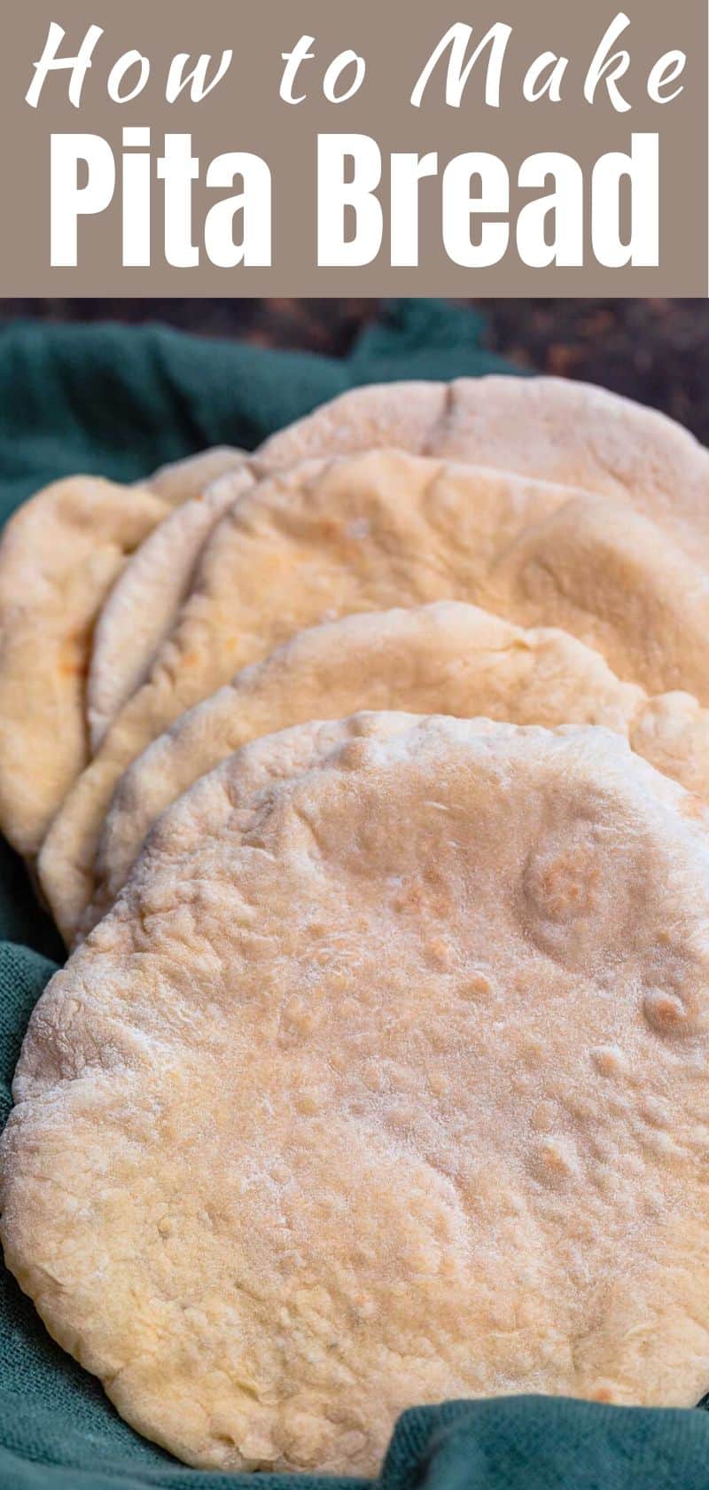 Easy Pita Bread Recipe (How to Make Pita Bread)| The Mediterranean Dish