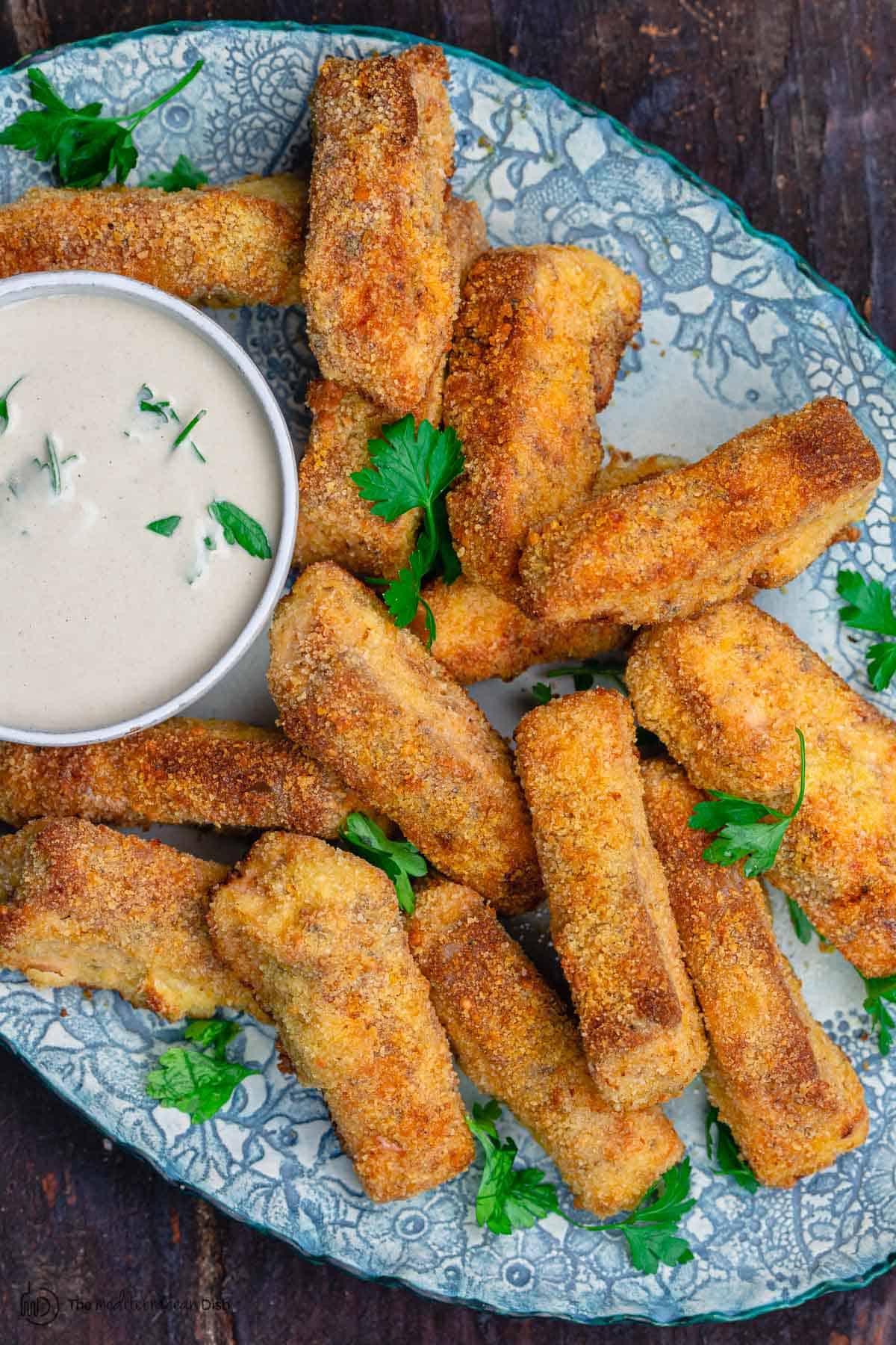 Crispy Homemade Fish Sticks The Mediterranean Dish