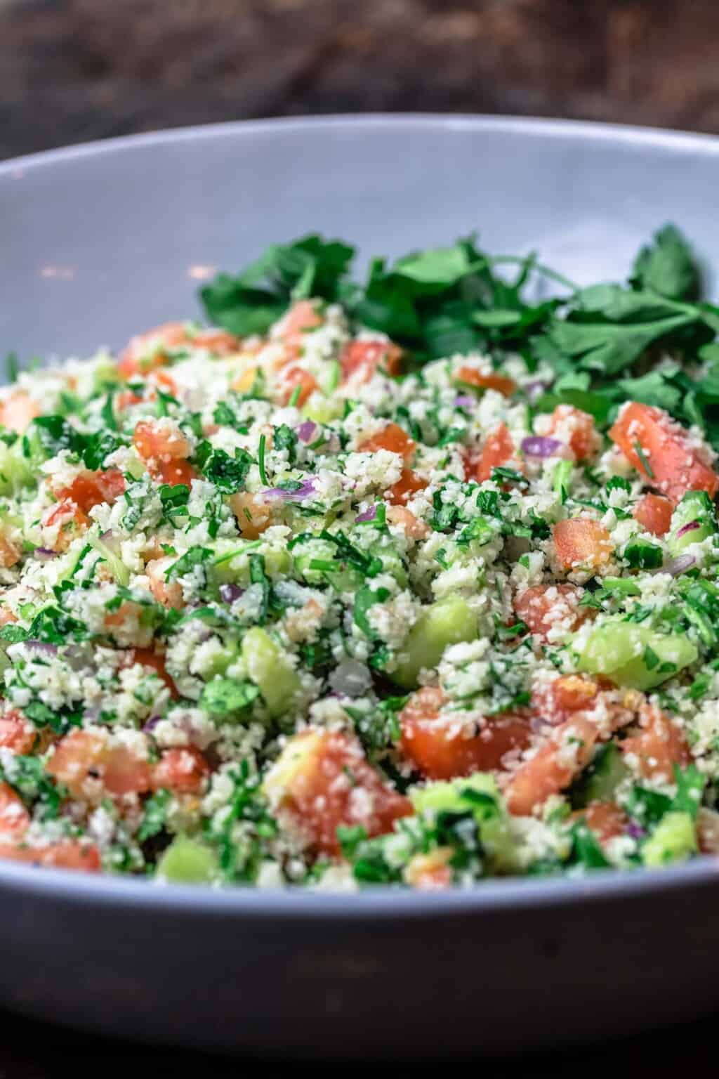 Mediterranean Cauliflower Salad Recipe (Healthy & Fresh) | The ...