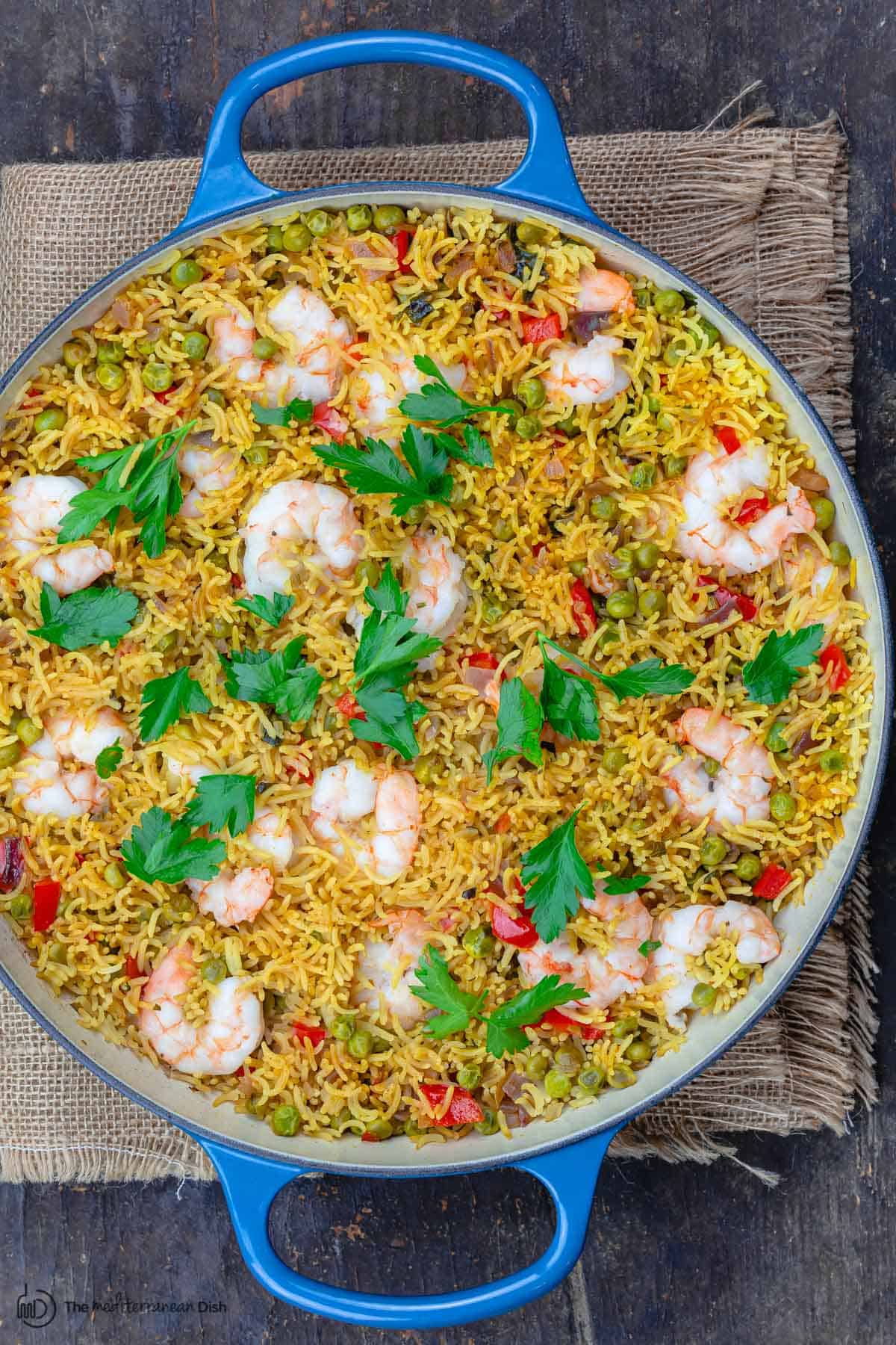 One Pan Shrimp and Rice (Healthy & Delicious) | The Mediterranean Dish